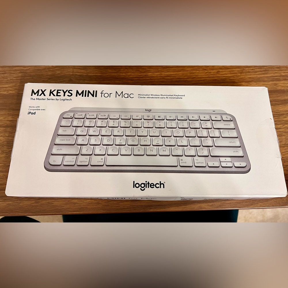 Logitech MX Keys Mini for Mac - Wireless keyboard for MacBooks and iPads.